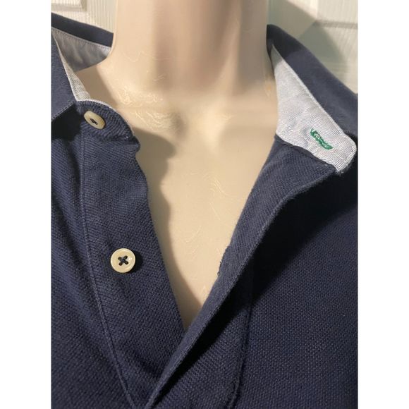 Men's Navy Blue Tommy Hilfiger Polo M - Picture 3 of 6